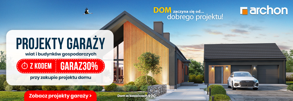 Projekt Garażu z kodem rabatowym